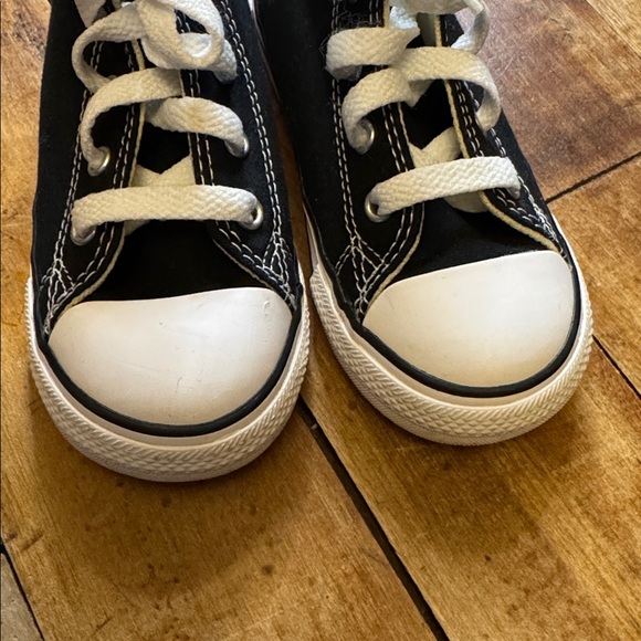 Converse Chuck Taylor high top Sneakers black white new size 9 unisex - Picture 3 of 8